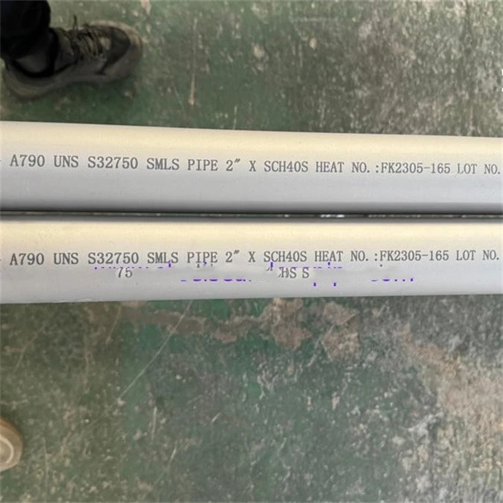ASTM A790 UNS S32750 Super Duplex Steel Pipe For Oil And Gas suppliers